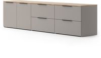 Vicco Wido Woonwand – 3 delen Grijs