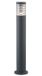 Ideal Lux Tronco PT1 Big Éclairage de sol extérieur E27 60 W Anthracite Aluminium Verre IP44