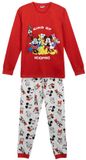 Cerda Disney Mickey Pyjama à manches longues rouge XS Femme