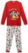 Cerda Disney Mickey Pyjama à manches longues rouge XS Femme