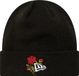 New Era Rose Icon Cuff Knit Beanie Hat 60580728 Unisex Zwart