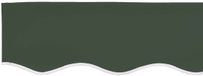 vidaXL - Vervangingsdoek - zonnescherm - voor - 6x3 - m - Donkergroen - Polyester