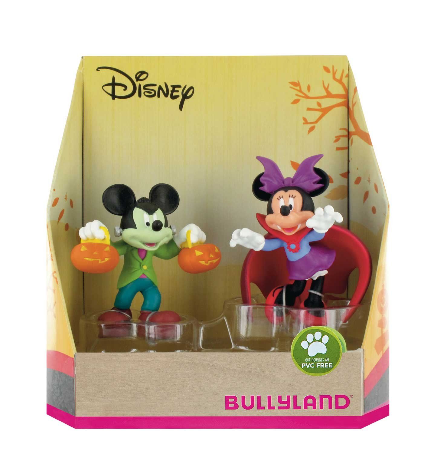 Bullyland Mickey Mouse en Minnie Mouse Halloween speelfiguurtjes