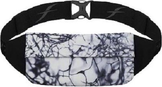 Fitletic Zipless Running Belt - Medium (72cm - 101.5cm) - Black/Multi colour