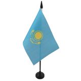 AZ FLAG Tafelvlag Kazachstan 15x10 cm