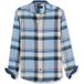 OLYMP Casual Regular Fit Flanellen Overhemd blauw, Ruit