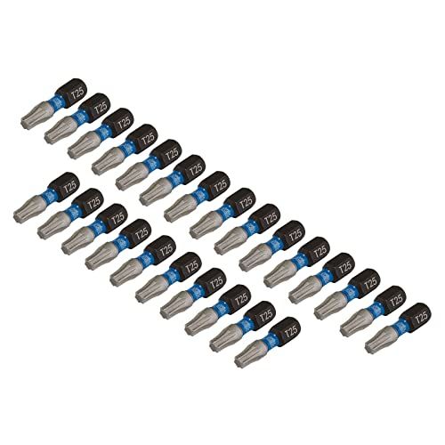 Draper TX-Star Impact Screwdriver Bits - T25 x 25mm (Pack of 25)