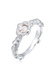 Haze & Glory Ring Topaas Wit 925 Sterling Zilver Swirly Dames