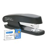 Rapesco 1482 ECO Sting Ray Nietmachine en 1000 24/6 mm Nietjes, Zwart