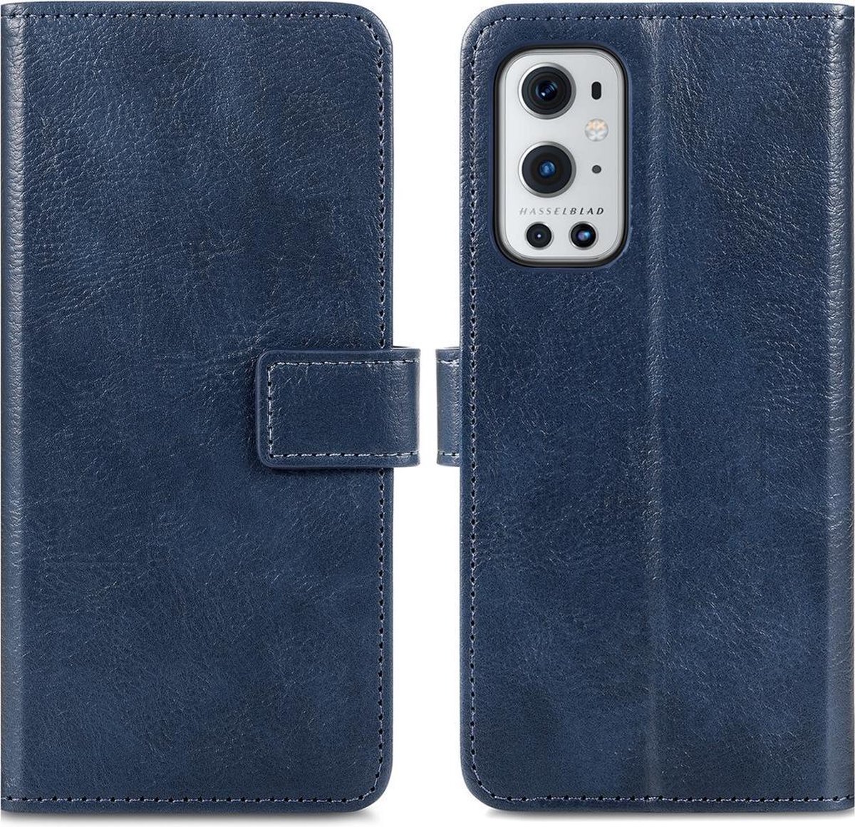 imoshion Luxe Booktype OnePlus 9 Pro hoesje - Donkerblauw