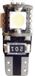 Simoni Racing T10 5-LED Lampen 'Canbus No-Polarity' - High Brightness Superwhite - Set à 2 stuks