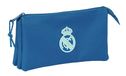 Safta Real Madrid Feminino trousse scolaire pour enfants, idéal pour l'âge scolaire, confortable et polyvalent, qualité et durabilité, 22 x 3 x 12 cm, bleu, Bleu, Standard, décontracté