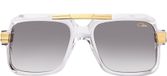 Cazal Legends 663/3 Lunettes de soleil unisexe transparent géométrique gris 56mm