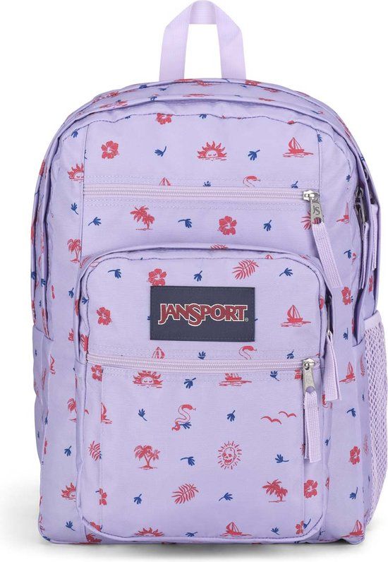 JanSport BIG STUDENT Rugzak - Lagoon Luau - 34 Liter - 15 inch laptopvak - Polyester