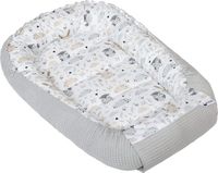 Medi Partners Babynest Knuffelnest 100% Katoen Wafel Reisbedje Voor baby's Zuigelingen 100x60x15cm Veilige sluiting
