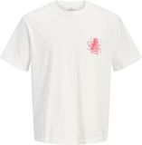 JACK & JONES JORJAPAN BACK TEE SS CREW NECK TG Heren T-shirts L Katoen Cloud Dancer