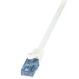 LogiLink CP3021U Netwerkkabel Wit 0,5 m Cat6a U/UTP