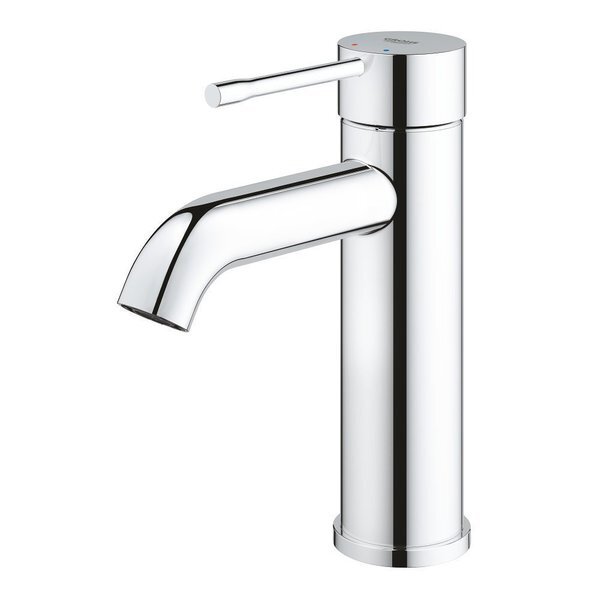 GROHE Essence 1-gats wastafelkraan S-size m. gladde body Chroom 24172001