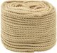 vidaXL Boottouw 5 mm 25 m Naturel
