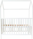 Prénatal Ledikant Huisje - Babybed - 60 x 120 cm - Wit