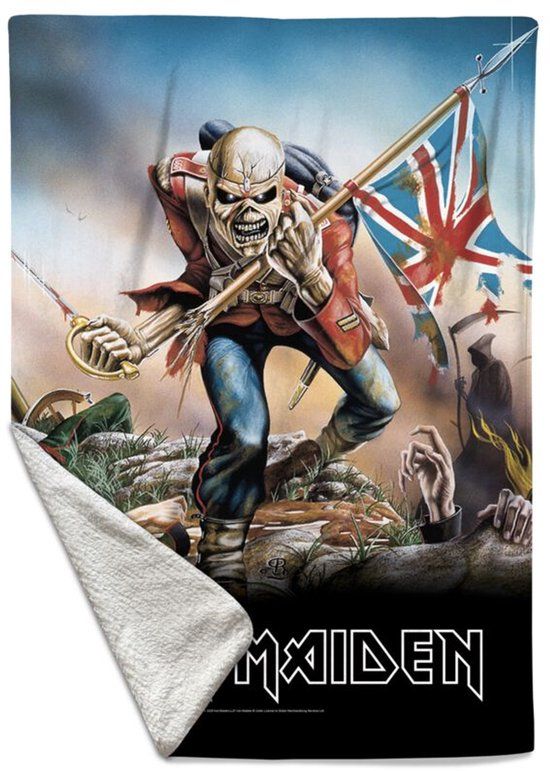 Iron Maiden Trooper Unisex Dekens - meerkleurig - Standard