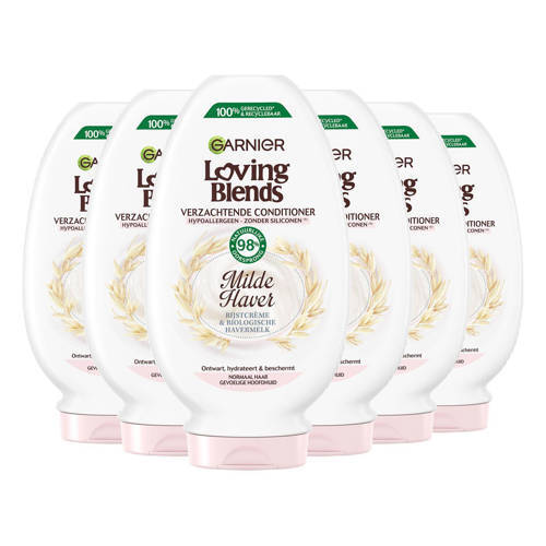 Garnier Garnier Loving Blends Milde Haver conditioner - 6 x 250 ml - voordeelverpakking