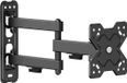 PureMounts TV-monitor wandbeugel, kantelbare en draaibare universele houder met scharnierarm, max. VESA 100x100 mm, voor 13-32 inch TV-monitoren tot 20 kg, zwart