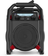 Perfectpro UBOX400R Workplace radio DAB+, FM Bluetooth, AUX, DAB+, FM shockproof Black