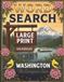 Washington Large Print Word Search Puzzles: All-American Puzzle Book | Sea to Shining Sea Series | Easy for Adults & Seniors