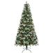 Uten Kunstkerstboom, metaal, groen en wit, 6Ft