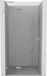 Mexen Lunar L draaideur douchedeur links 115 , transparant, geborsteld nikkel - 834L-115-000-97-00-L