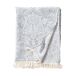 Klippan Yllefabrik Plaid en coton Sunflower 140x200 cm Dark denim
