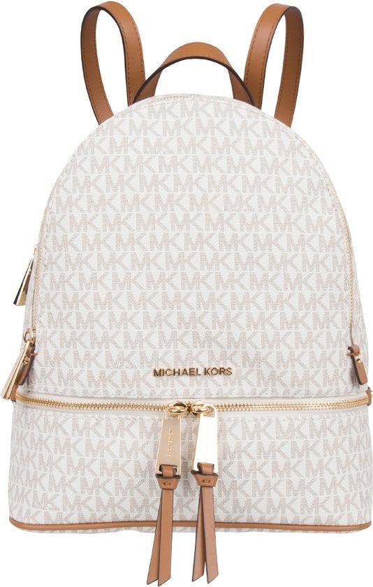 Michael Kors -Handtassen-Rhea Zip Medium Backpack-Beige