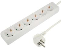 Extend BESLI Import/Export B.V. Tafelcontactdoos 6V + RA 1,5 meter 3x1.5mm2 wit
