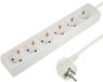Extend BESLI Import/Export B.V. Tafelcontactdoos 6V + RA 1,5 meter 3x1.5mm2 wit