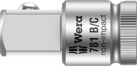 Wera 781 B/C 3/8" Aansluitdeel - 3/8" - 1/2" x 36 mm