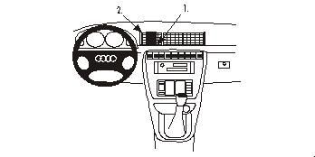 Brodit Proclip 852169 Audi A4 95