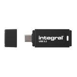 Integral USB-C Zwart 32 GB USB 3.2 Gen 1 Flash Drive