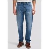 Lee David Blue Force Regular Tapered Jeans Denim Blue Größe: W34L34