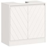 HOMCOM Badkamermeubel - MDF - 60x30x59,8 cm - Wit