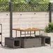 Prolenta Maison Exclusive - Ensemble de jardin comprenant 3 pièces, en résine tressée grise