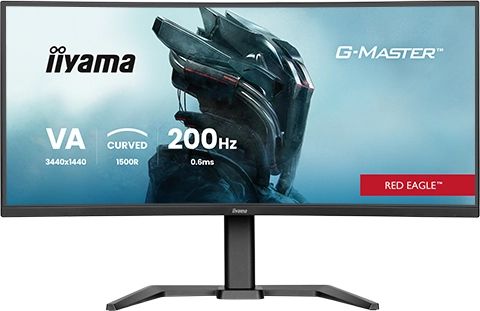 iiyama G-Master GCB3484WQSU-B2 Red Eagle - 34 inch - WQHD - VA - 200Hz - Verstelbaar - Curved - Dual mode (400Hz)