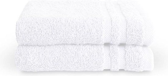 Byrklund Handdoeken set - Bath Basics - 2-delig - 2x 30x50 - 100% katoen - Wit