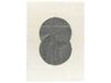 NJRD Tapis en laine Circles blanc nature 200x300 cm