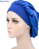 New Age Devi - Luxe Zijdezachte Satijnen Slaapmut Blauw