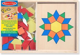 MELISSA & DOUG Houten Speelbord Mozaiek Maken