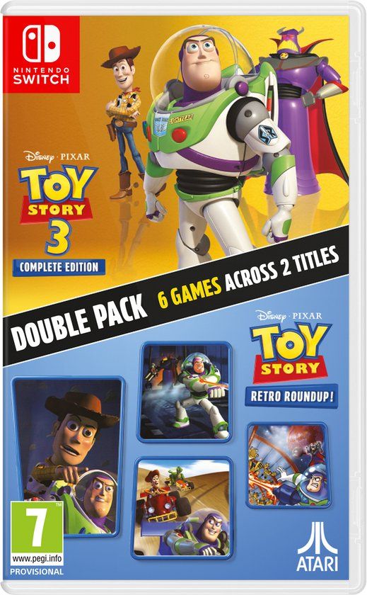 Mindscape Toy Story: Retro Roundup! + Toy Story 3 Complete Edition Double Pack – Nintendo Switch