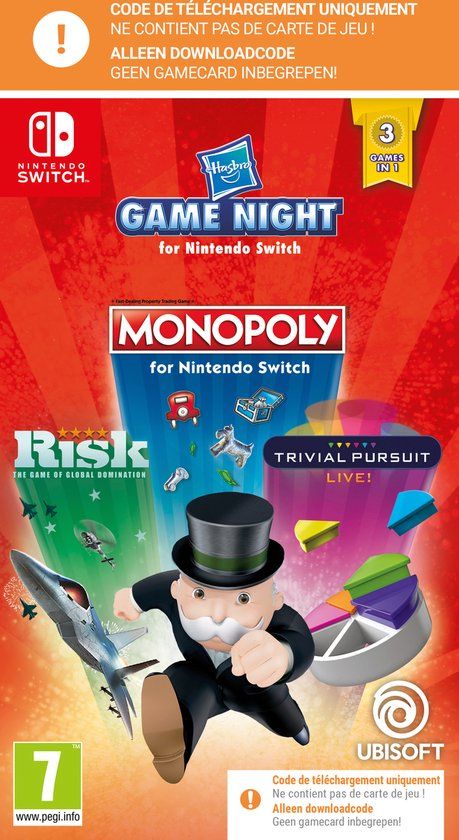 Ubisoft Hasbro Game Night - Nintendo Switch - Code in a Box