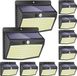 Wan GmbH Lampes solaires d'extérieur - 10 pièces avec 138 LEDs, détecteur de mouvement, étanche et sans fil