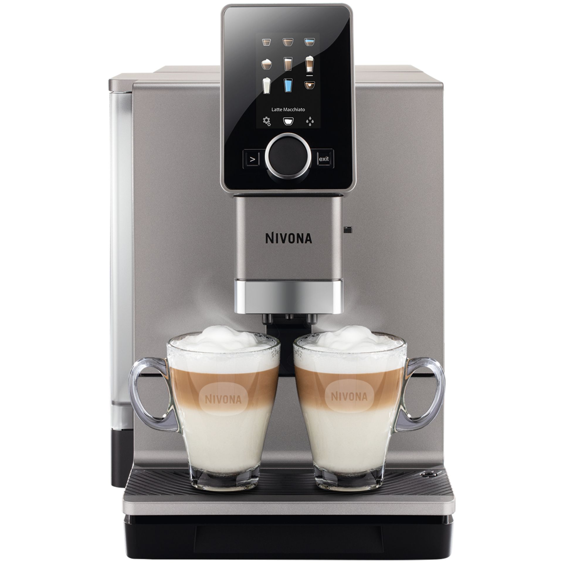 Nivona NICR 930 Volautomatische Espressomachine - Titanium / Chrome